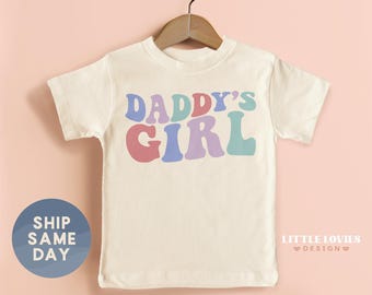 Daddy's Girl Shirt, First Father's Day Present For Toddler Girl, Father's Day 2026 Apparel, First Time Dad Gifts, (CA-D104)