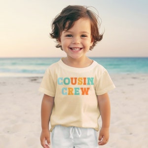 Cousin Crew Baby Onesie®, New to The Cousin Crew Baby Outfit, Cute Summer Sibling Baby Bodysuit, Cool Cousin Squad Onesie® CA-SUMM76 image 7