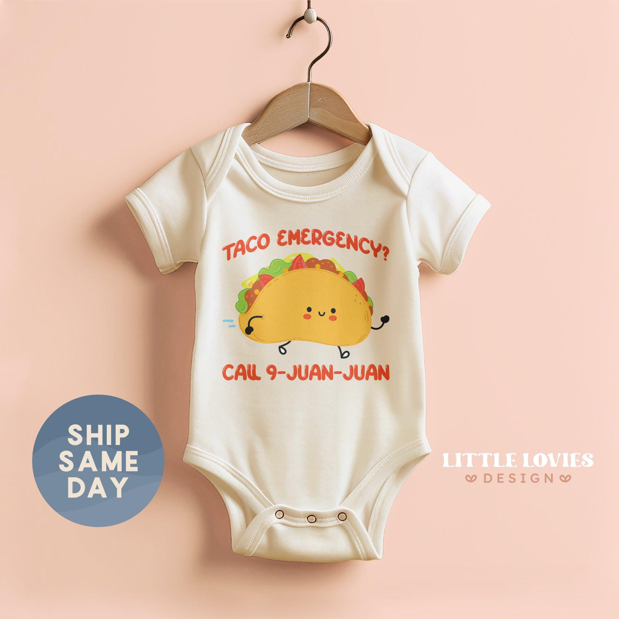 Cinco De Mayo Baby Bodysuit, Funny Taco Baby Outfit, Call 9-juan
