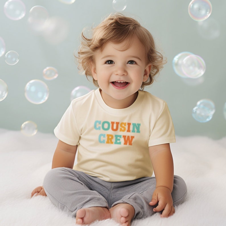 Cousin Crew Baby Onesie®, New to The Cousin Crew Baby Outfit, Cute Summer Sibling Baby Bodysuit, Cool Cousin Squad Onesie® CA-SUMM76 image 10