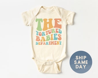 The Tortured Babies Department Baby Onesies® Brand, Coming Home Outfit, New Parent Gift, Unisex Baby Shower Gift, (CA-TRE32)