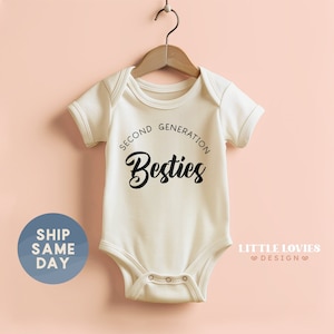 Matching best friend onesies baby hotsell