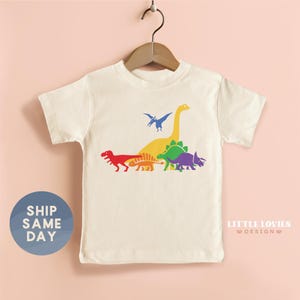 Dinosaur Pride Shirt, Pansexual Pride Clothing, Queer Pride Tees, Nonbinary Pride Apparel, Pride Month Clothes, (CA-P14)