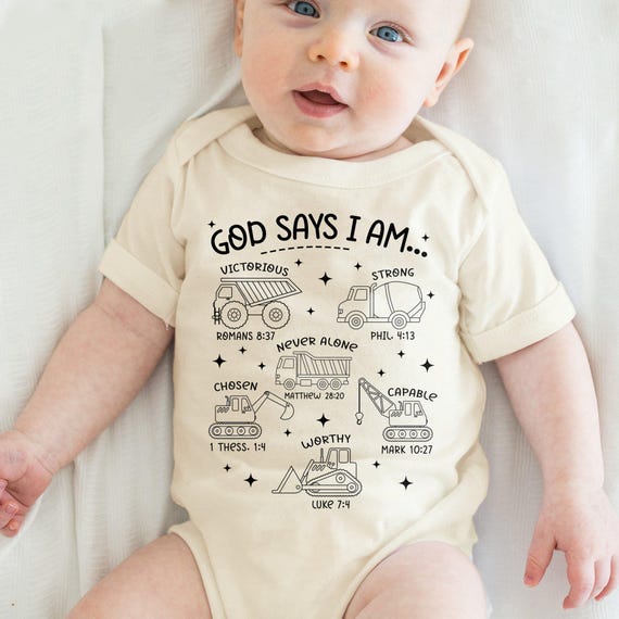Gift From God Christian Faith Bible Verse Baby Bodysuit Gift From God Christian Faith Bible Verse Baby Bodysuit