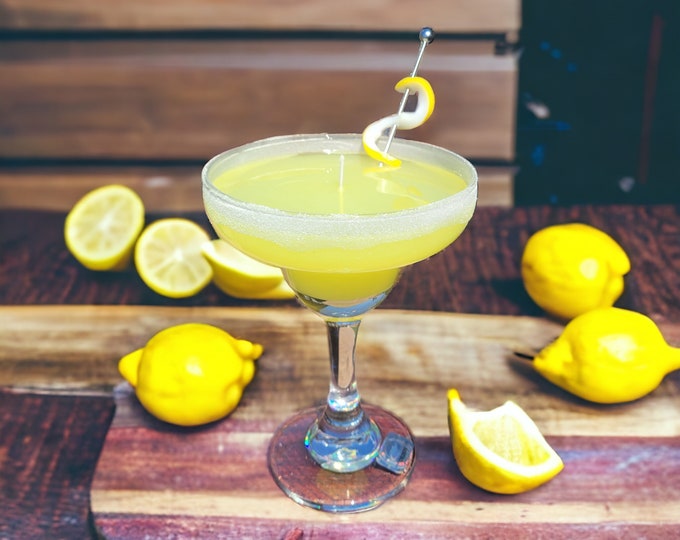 Lemon Drop Martini Candle