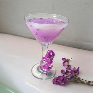 Lavender Martini candle