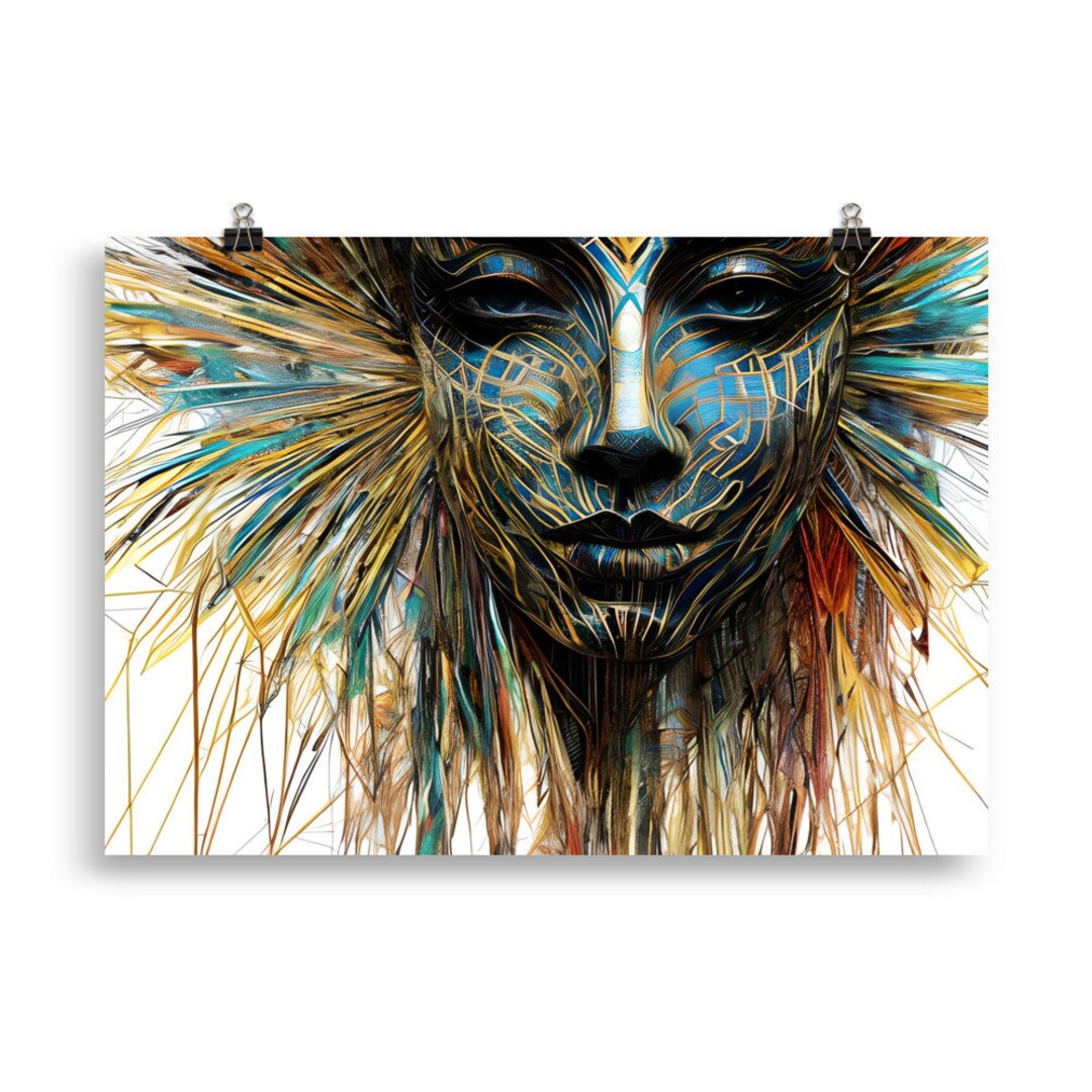 Egyptian Pharaoh, Tutankhamun Wall Art , Egypt Lover Gift , Calligraphy