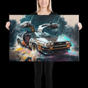 DeLorean - Matte Poster