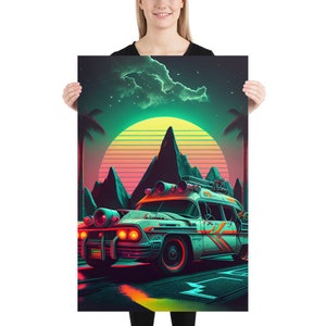Matte Wall Poster - Ecto 1