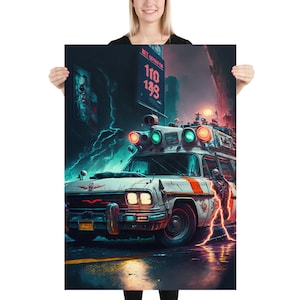 Ecto-1 - Matte Poster