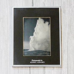Ansel Adams &quot;Old Faithful Geyser&quot; 9,5x8 inches