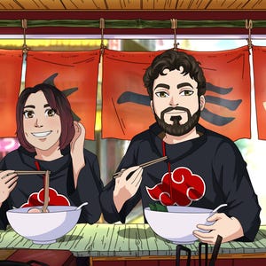 SUMMER SALE – Custom Ninja Portrait | Anime-Inspired Shinobi Style Art | Printable Gift for Anime Lovers | DIGITAL