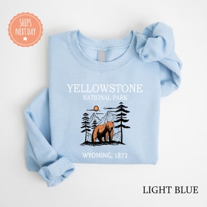 Yellowstone National Park Sweatshirt - Yellowstone National Park Hoodie - Family Vacation Sweater - Yellowstone Crewneck - Vacation Hoodie image 4