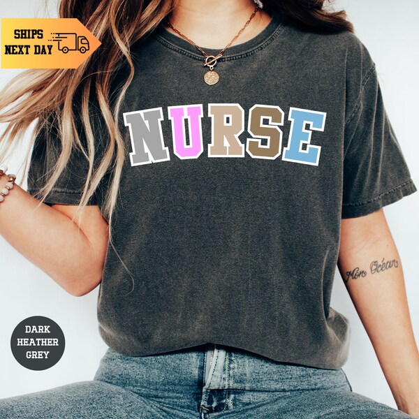 Nurse T-Shirt - Groovy Nurse Tee - Registered Nurse Shirt - RN Shirt - Nurse Tee - Nurse Grad Gift - Gift for Nurse - Comfort Colors