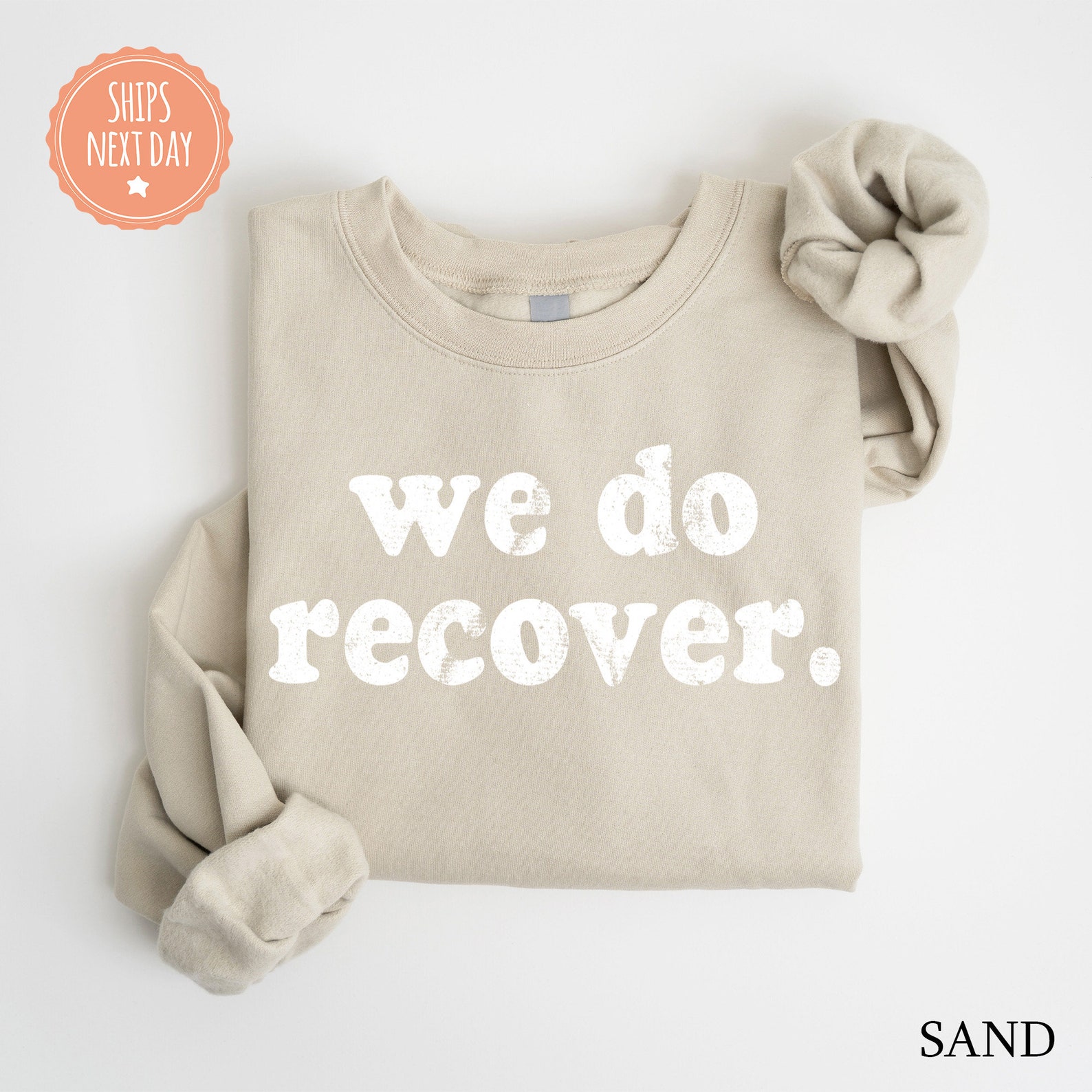 Recovery Sweaters We Do Recover Sweatshirt - Recovery Hoodie - Sober Crewneck - Sobriety ...