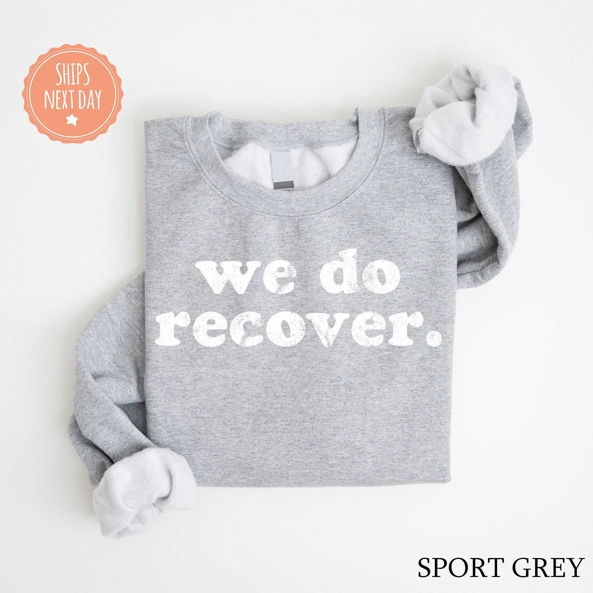 Recovery Sweaters We Do Recover Sweatshirt - Recovery Hoodie - Sober Crewneck - Sobriety ...