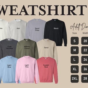 sweatshirt for men and women in different colors