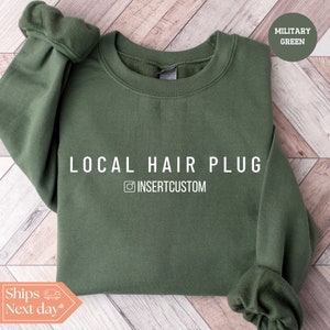 Custom Hairstylist Sweatshirt - Custom Hairdresser Hoodie - Gift for Hairstylist - Cosmetology Grad Gift - Cosmetologist Crewneck