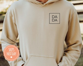 Dada Sweatshirt - Dada Hoodie - Dada Sweater -  Gift for Dad - Fathers Day Gift - Dada Crewneck - Dad Gift - Dada Pocket Print Sweater
