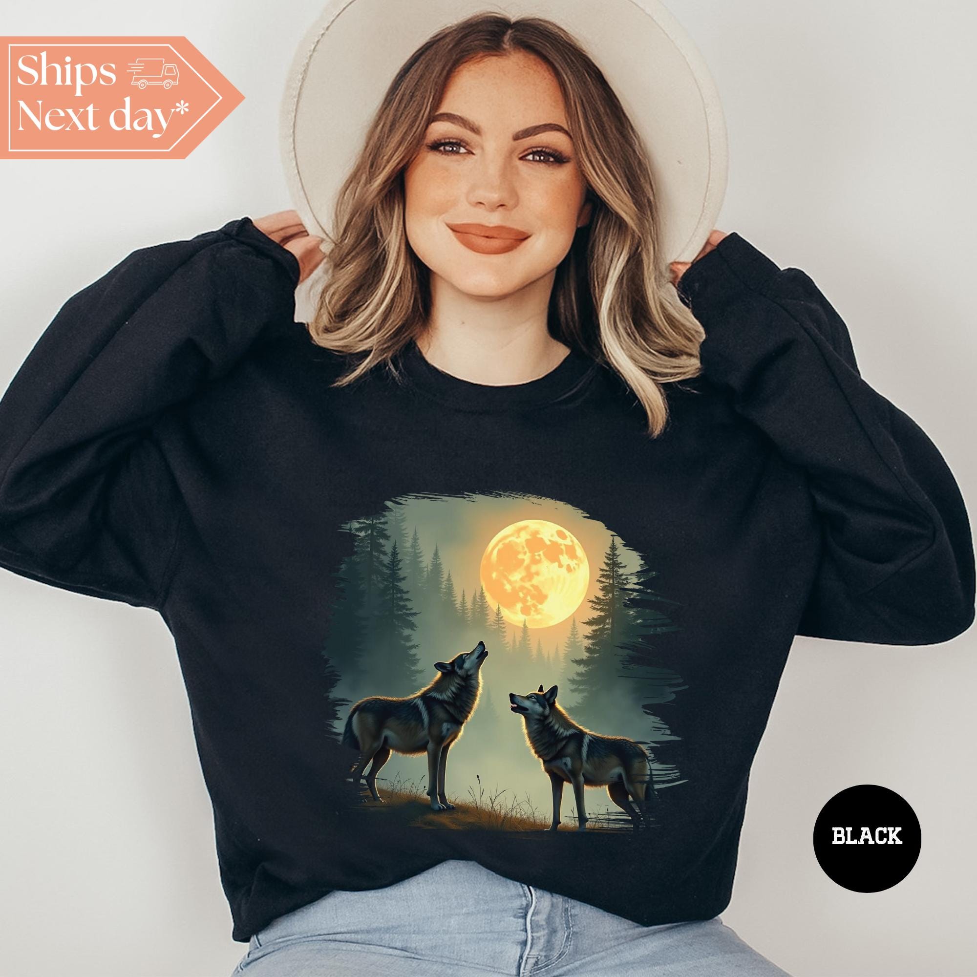 Howling wolves sweater by risto hotsell