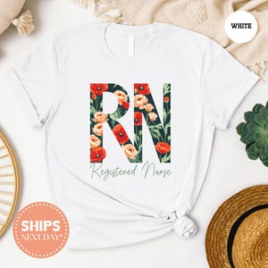 Registered Nurse T-Shirt - RN Shirt - RN Tee - Gift for Registered Nurse - Nurse Graduation Gift - New RN Shirt - Comfort Colors