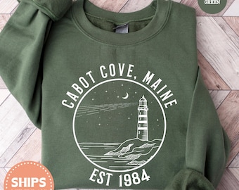 Cabot Cove Adventure Awaits Sweatshirt, Gift for Her, Best Friend Hoodie Crewneck Sweater