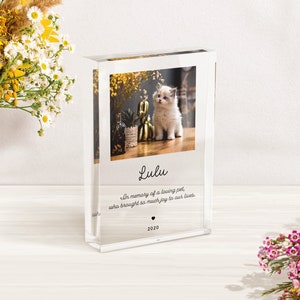 Cat Sympathy Gift, Bereavement Gift, In Memory of Cat | Sorry for your loss | P02