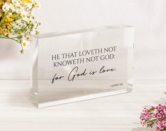 Custom Bible Verse | Christian home Decor | Book of Psalms; Faith Over Fear | Bible Verse Sign