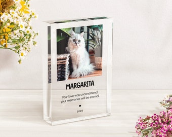 Cat Photo Gift, Photo Block Print, For your Four-Legged Friend | P01