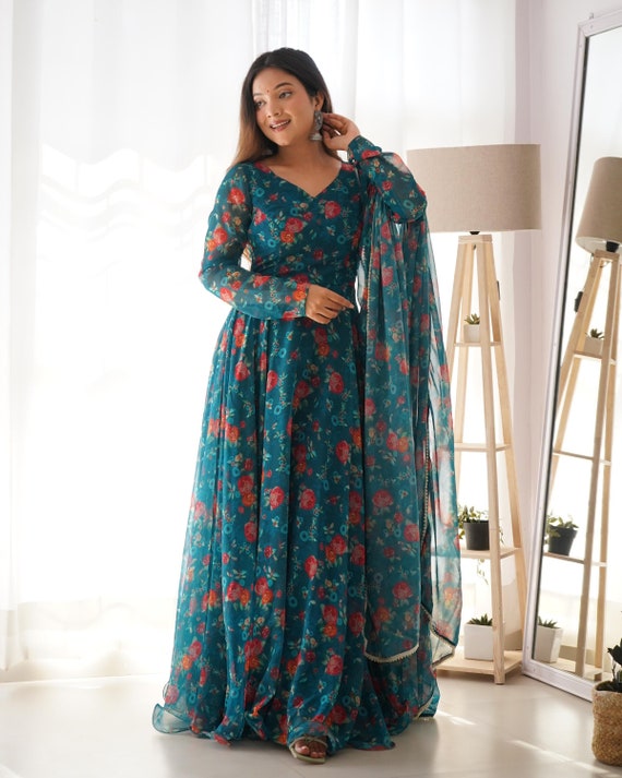 Summer anarkali dress sale