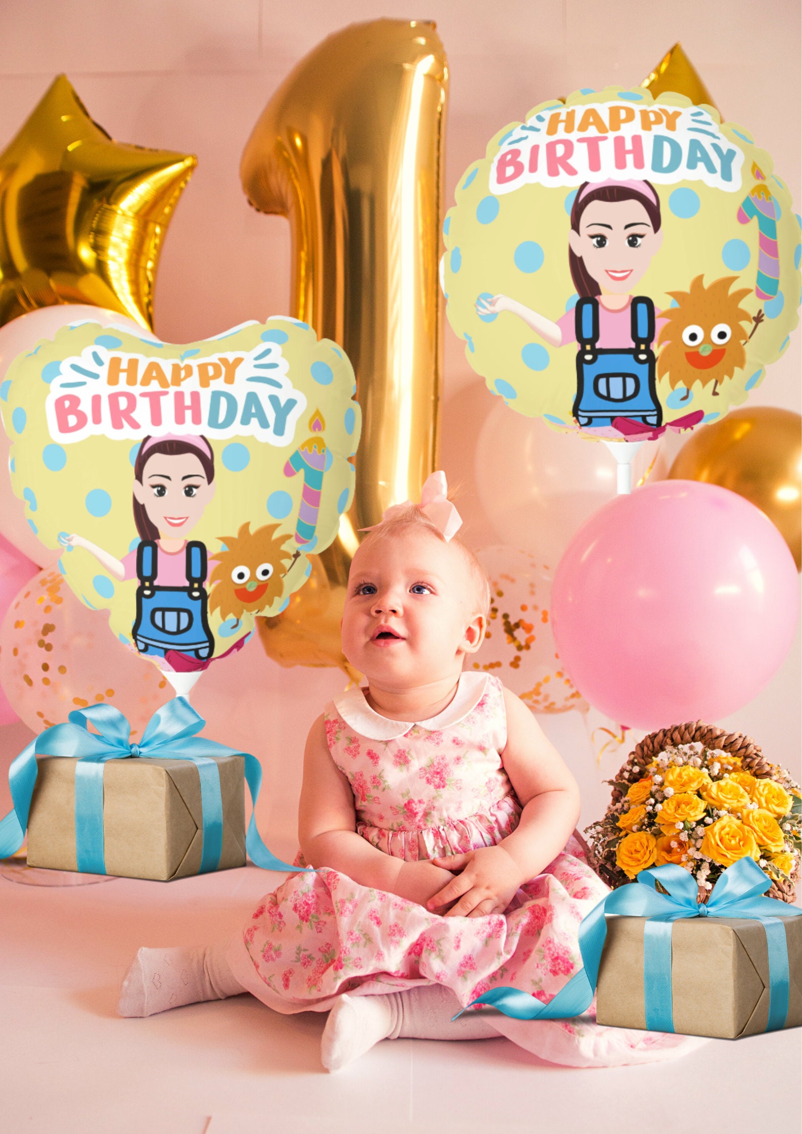 Ms. Rachel Inspired Balloon 11 Inch - Etsy