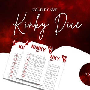 sex game printable, adult sex game, kinky game for couples, noughty dice, forplay game, gift for aniversary, couples party game