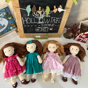Beautiful dolls - Waldorf dolls for girl, baby, adults - handmade plush dolls - soft rag dolls - lovely presents - xmas - Easter - Birthday
