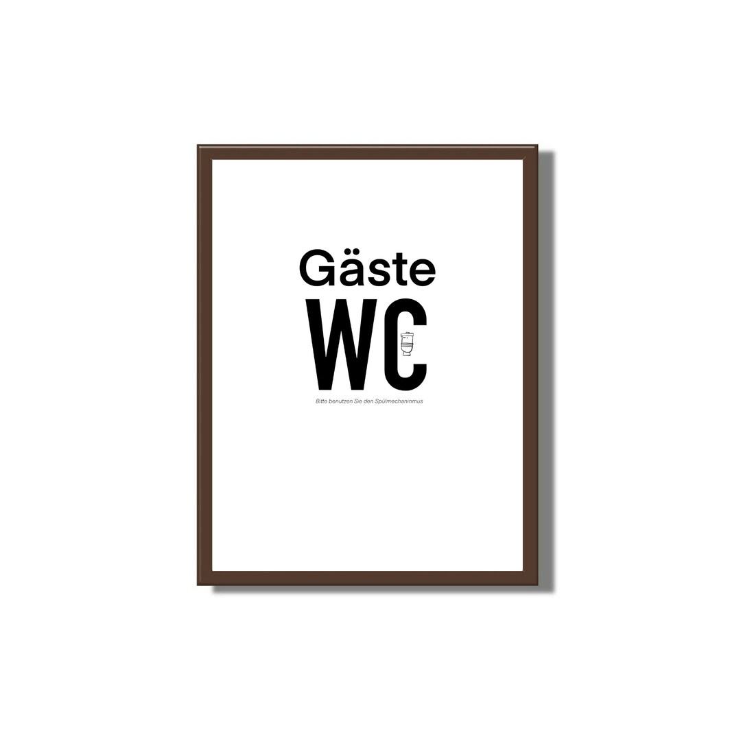 Poster Gaste Wc