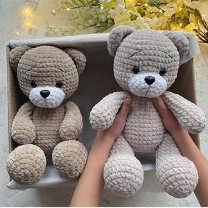 PATTERN Amigurumi crochet teddy bear