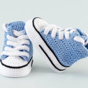 Baby Sneaker Crochet Pattern,baby  Booties (Digital PDF)