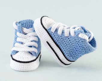Baby Sneaker Crochet Pattern,baby  Booties (Digital PDF)