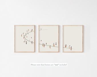 Sommer Kunstdrucke, Küsten Dekor, Sommerliche Drucke, Kunstwerke für Schlafzimmer und Wohnzimmer