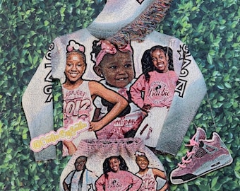 YOUTH Custom Tapestry SETS; Big kids Carpet Pants; PreTeen Tapestry Skirt; Youth Shorts; Teen Tapestry Set; Youth Hoodie Set