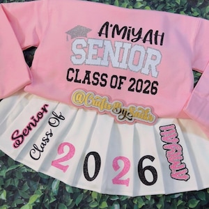 Senior Pleated Skirt Set; Graduation Outfit; Pleated Skirt Set; Graduation Pic; High School Grad; College Grad; 2026 Grad; Graduation Outfit