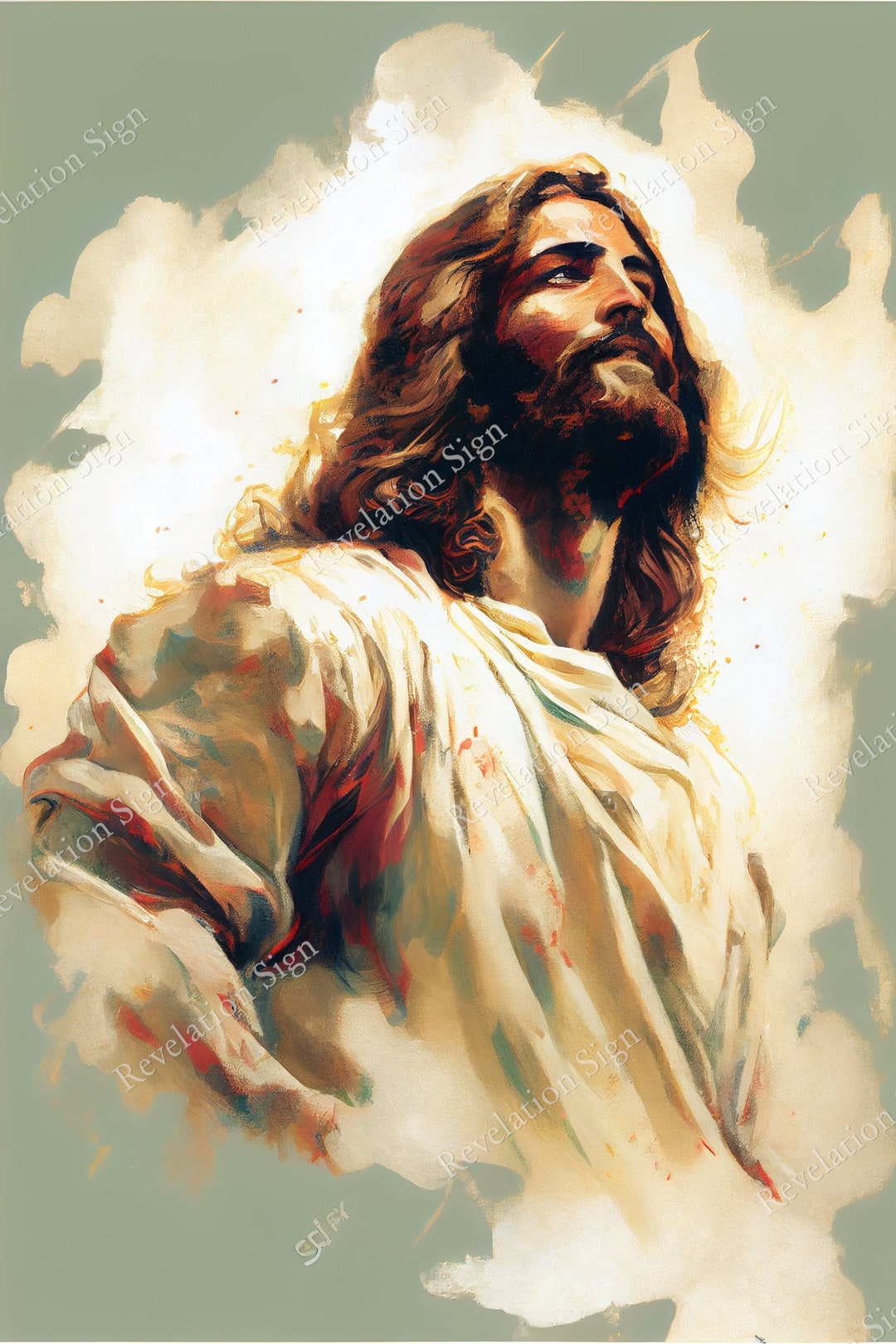 El amor que conquista a Jesucristo Arte digital cristiano Etsy España