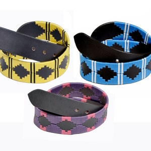 WeavingCraft Argentine Belts Polo Belts Hand Woven Belt Unisex belt Polo belt Leather Belt Men Belt Ladies Belt Fashion Belt 1008
