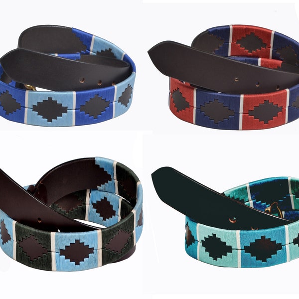 WeavingCraft Argentine Belts Polo Belts Hand Woven Belt Unisex belt Polo belt Leather Belt Men Belt Ladies Belt Fashion Belt 1001