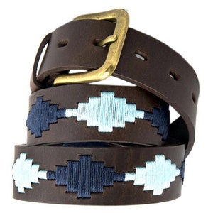 WehavingCraft argentinische Gürtel Polo Gürtel Handgewebter Gürtel Unisex Gürtel Pologürtel Ledergürtel Herrengürtel Damengürtel Modegürtel 1025
