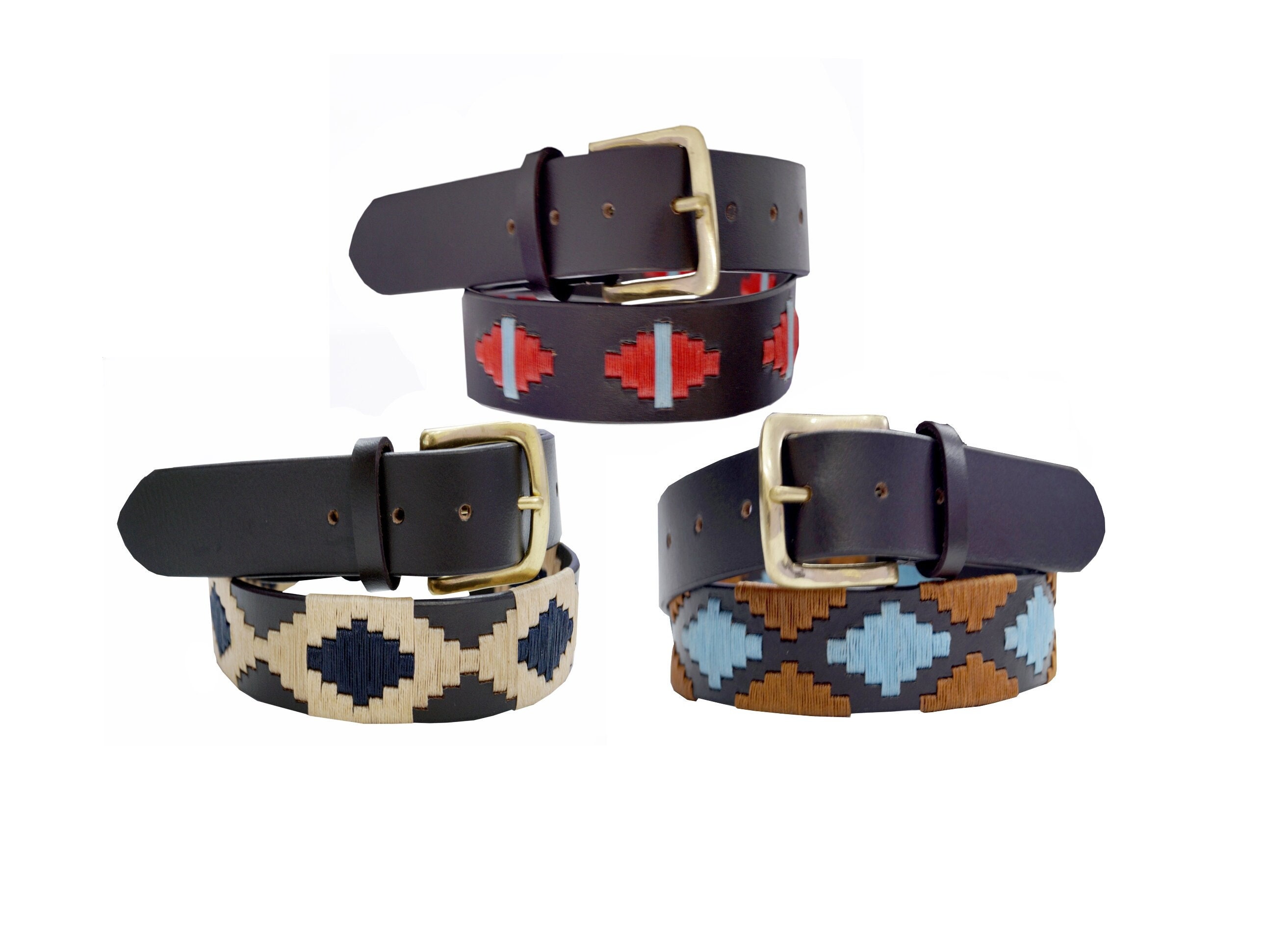 Vintage Argentine Polo Belt Multicolor Braided Leather Preppy Equestrian Polo Belts Argentina - Etsy main image 3