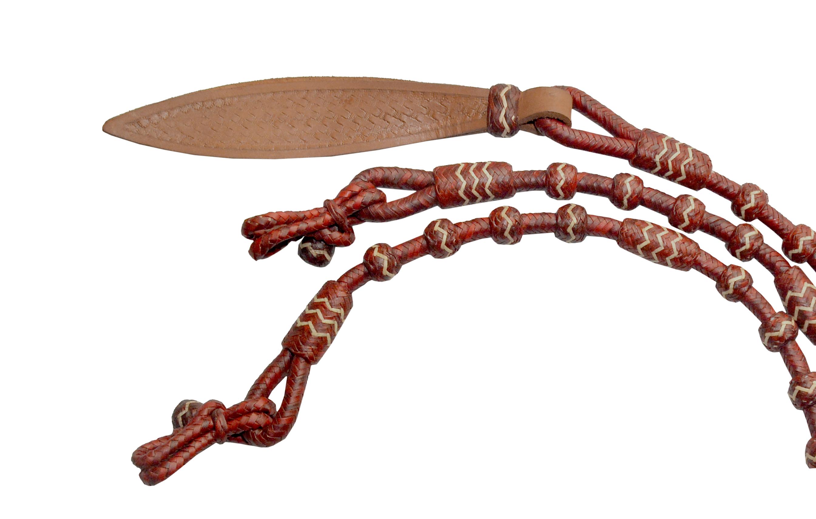 Handmade Rawhide Rope Handmade Braided Rawhide Show Romel Romal Reins: Cherry Chestnut ...