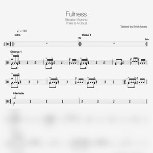 Elevation Worship &quot;Fullness&quot; Drums Transcription