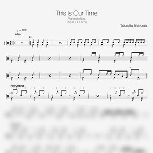 Planetshakers "This Is Our Time" Trummor Transkription