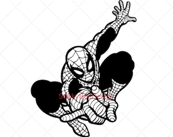 Spiderman Svg, Spider man Svg, Hero svg, Kids Svg, Cricut files, Printable, Silhouette, Png, Jpg