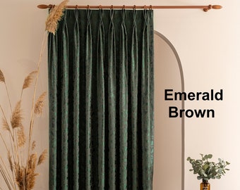 Luxury Triple French Pleat Curtains, 7 Colors. Suitable for Living Room and Bedroom Curtain.